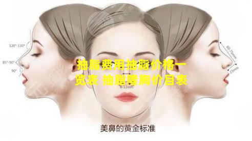 抽脂费用抽脂价格一览表 抽脂隆胸价目表
